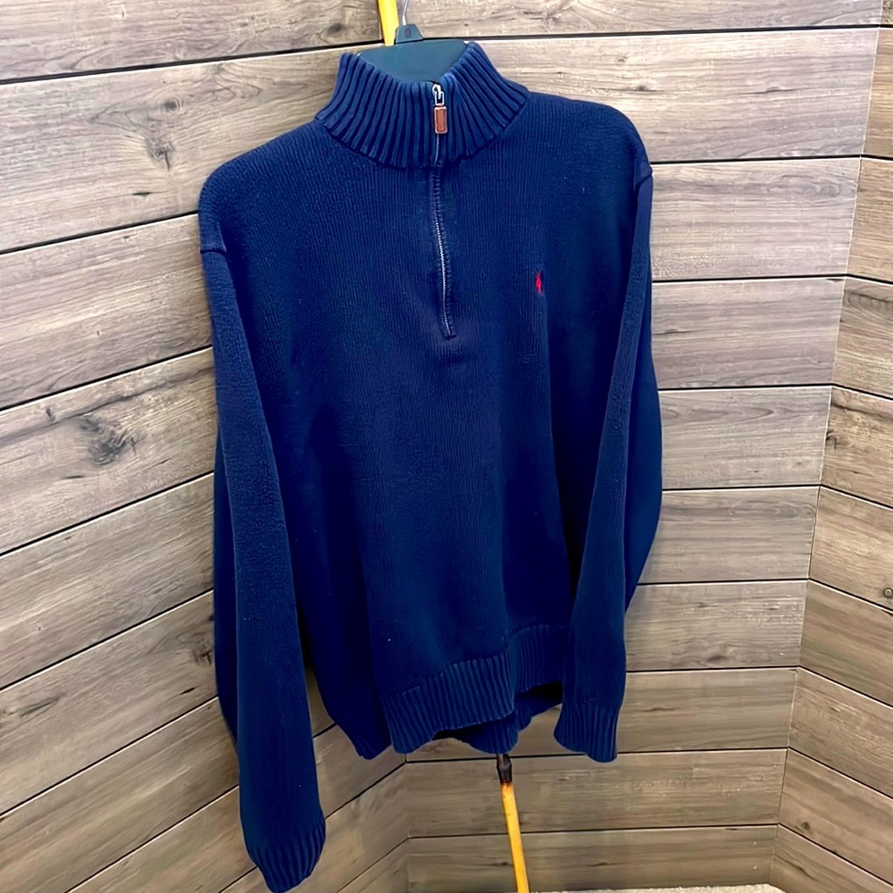 Polo by Ralph Lauren 1/4 Zip Sweater - XL